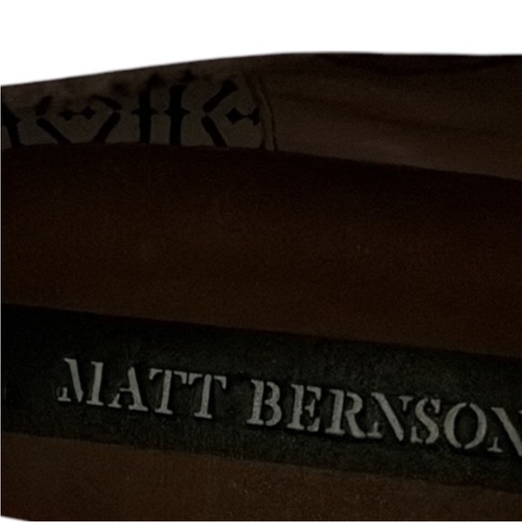 Anthropologie Matt Bernson Leather Cowboy Boots Crimson Size 8.5 EUC - Picture 6 of 9